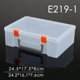 thumbnail image 2 of BRIGHTFUFU Crayon Container Transparent Plastic with Buckle Closure 1Pcs, 2 of 7
