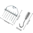 thumbnail image 2 of Raindrops 2pcs Body Repair Tools Metal Claw Shape Tool for Car Dent Removal, 2 of 8