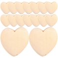 thumbnail image 1 of 30Pcs Wooden Slices Heart Shape Wooden Slice Creative DIY Photo Frame Patches, 1 of 3