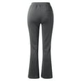 thumbnail image 3 of Sweat Pants for Women Women Business Dress Pants High Waist Casual Work Pants Stretchy Flare Trousers for Yoga Office Gray XXL, 3 of 6