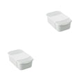 thumbnail image 2 of Wosthever Caja sellada versátil de plástico para almacenamiento de alimentos frescos y organizados Caja de granos varios tamaño extra grande tamaño extra grande 1600ML 2Conjunto, 2 of 6