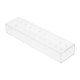 thumbnail image 2 of Jarrón acrílico rectangular alargado para flores, ideal para dormitorio o hogar. Sin luz, 2 of 9
