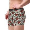 thumbnail image 2 of Yiaed Leopard Print Rose Print Men's Soft Cotton Boxer Shorts Breathable Boxers Underwear Moisture-Wicking Underwear Stretch Boxer Briefs for Man-Large, 2 of 5