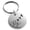 Silver, variant on Stainless Steel Fly Away Engraved Small Medallion Circle Charm Keychain Keyring