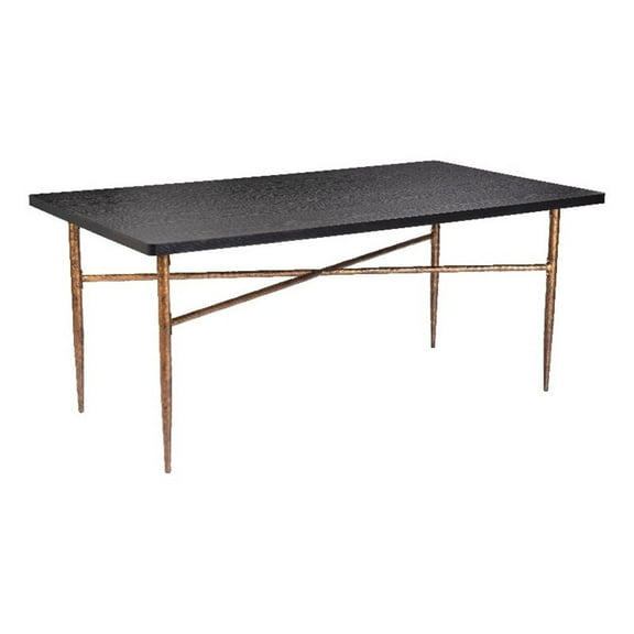 ZUO Nida Dining Table Black & Bronze