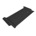 thumbnail image 1 of Fits 2022-2023 Rivian R1S 3D Mats Cargo Area Liner M1RI0011309 MAXpider; Direct Fit; Raised Edge; Black; Thermoplastic Rubber Of Carbon Fiber Texture; Non-Skid; Behind 3rd Row, 1 of 4