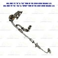 thumbnail image 4 of Northeastern Exhaust EPA Approved Passenger & Driver side Exhaust Manifold Rear Catalytic Resonator Pipe Muffler Complete Kit Fits 2004-2008 Toyota Solara 3.3L | SE SLE Sport, 4 of 9