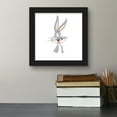 thumbnail image 5 of Gallery Pops Looney Tunes - Classic Bugs Bunny Portrait Wall Art, Black Framed Version, 12" x 12", 5 of 5