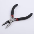 thumbnail image 4 of Compact Flat Nose Pliers Jewelry Pliers Mini Plier Carbon Steel Used for DIY Jewelry Making Hobby Project JewelryProfessional Carbon-Hardened Steel 12.5cm/4.9inches Hand Manual, 4 of 5