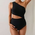 thumbnail image 6 of QSAWXQZ Women's One Shoulder Maternity Swimsuit Cutout Asymmetric Sleeveless One Piece Pregnancy Bathing Suit Modern Beachwear M, 6 of 6