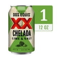 thumbnail image 6 of Dos Equis Chelada Lime & Salt Mexican Lager Beer, 12 pack, 12 fl oz Cans, 6 of 8