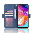 thumbnail image 3 of Case for Samsung Galaxy A70 Cover Adjustable Detachable Card Holder Magnetic closure Leather Wallet Case - Blue, 3 of 5