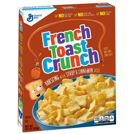 French Toast Crunch Breakfast Cereal, 11.6 oz, Box