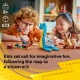 thumbnail image 4 of LEGO Pokémon SMART Play: Eevee and Lapras's Treasure Hunt - Compatible Set with 3 SMART Tags and 2 Pokémon Figures - Interactive Building Toy - Gift for Boys and Girls, Ages 8+ - 72161, 4 of 8