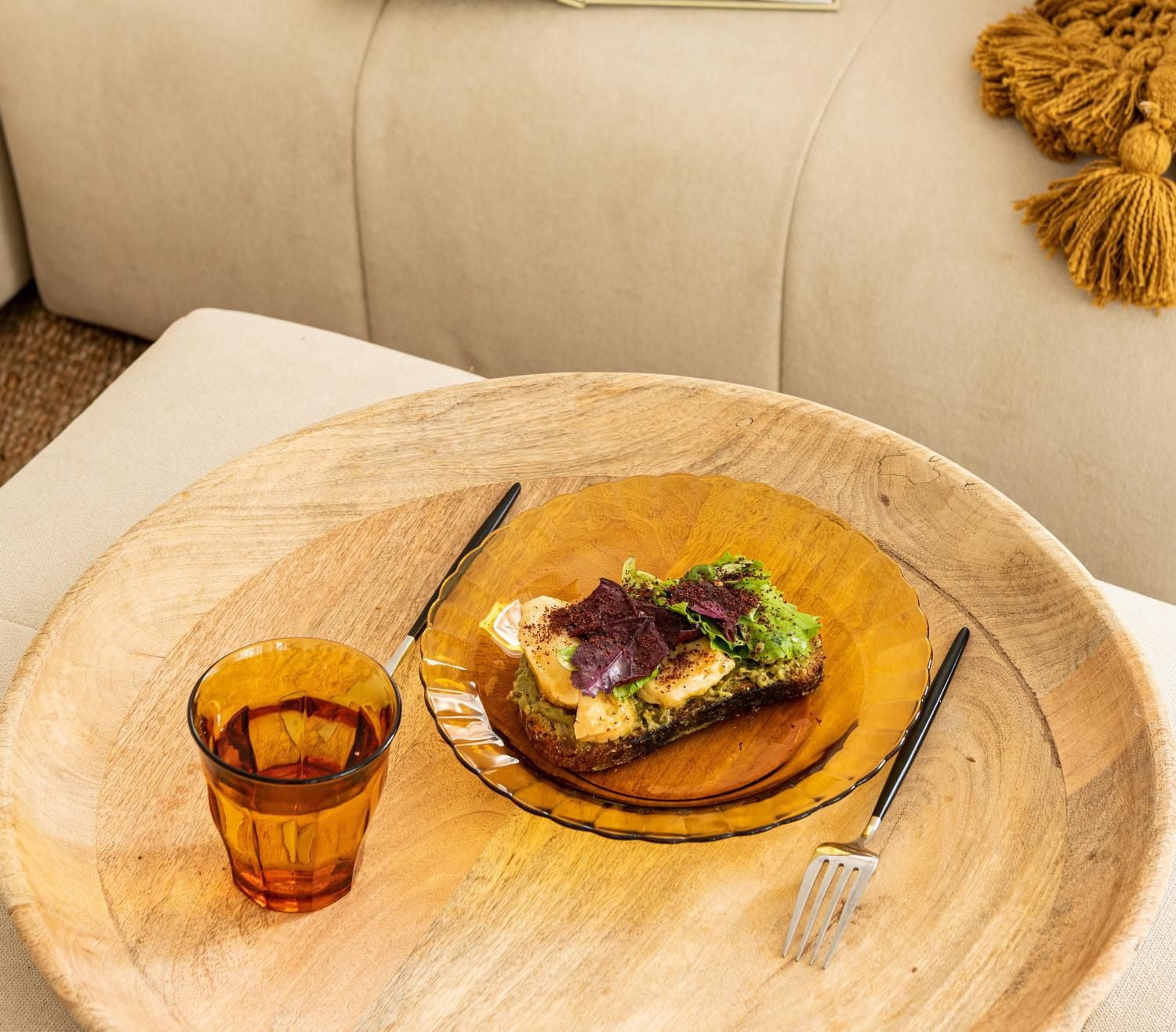 Duralex Lys Amber Deep Plate 19cm, Set of 6