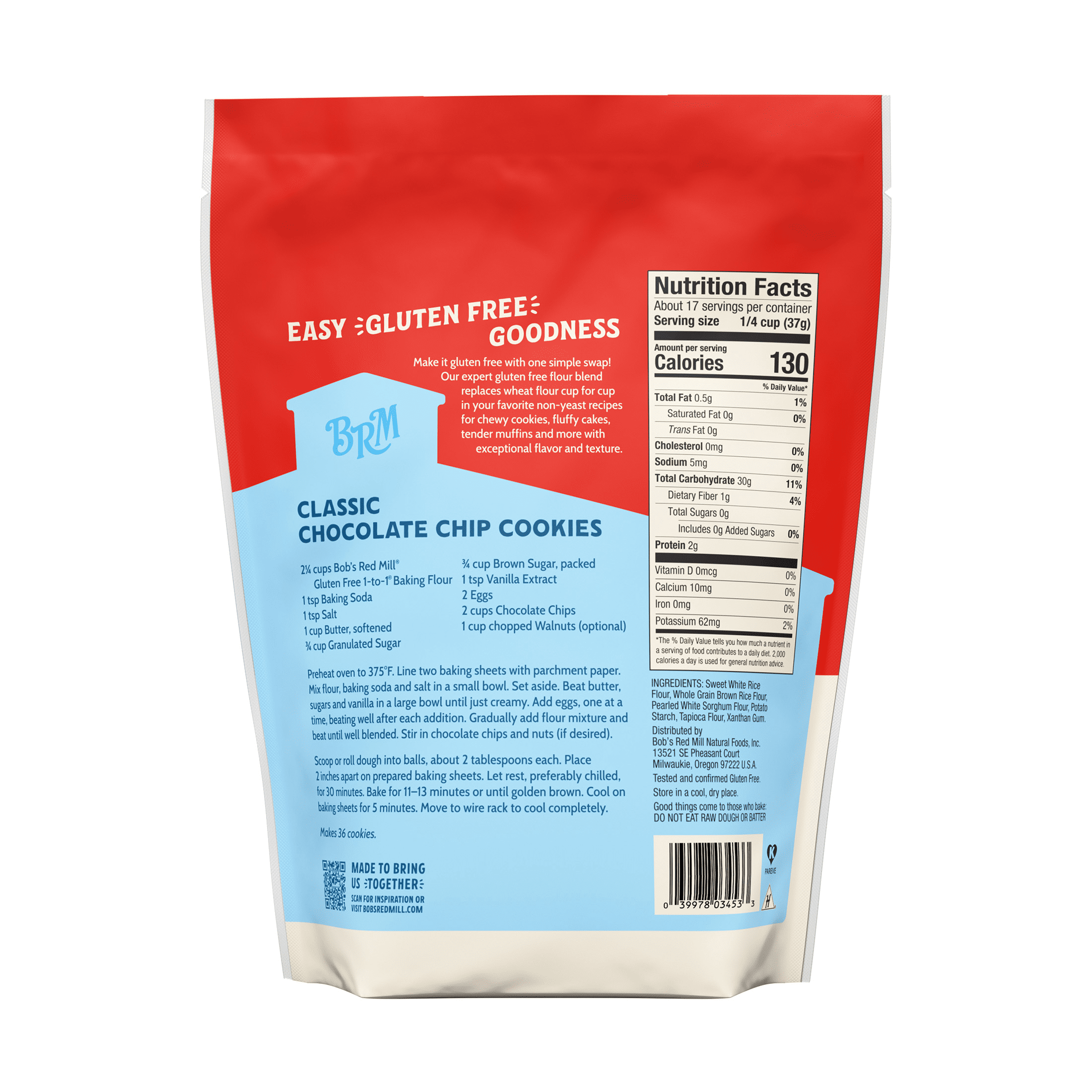 Bob's Red Mill Gluten Free 1-to-1 Baking Flour, 22 oz