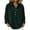 Army Green, variant on Women's Corduroy Button Down Shirt Collared Half Placket Pullover with Pocket Casual Top