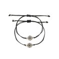 thumbnail image 2 of keepw 2 Pieces Couple Bracelets with Charm Adjustable Length Rope Wrist Jewelry Set Simple Hand-made Hand Chain Teenagers Wear, 2 of 6