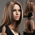 thumbnail image 6 of XIAQUJ Women's Natural, Straight, Long Brown Wig,Wavy Full Wigs, 6 of 6