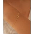 thumbnail image 4 of MIONZA Cross Bracelet for Women, Horizontal Cross Bracelet - Adjustable - 14K Solid Gold, 4 of 5