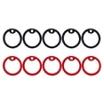 thumbnail image 1 of 10pcs Silicone Dog Tag Rings Mute Hoops for Pet Name Tags, 1 of 9