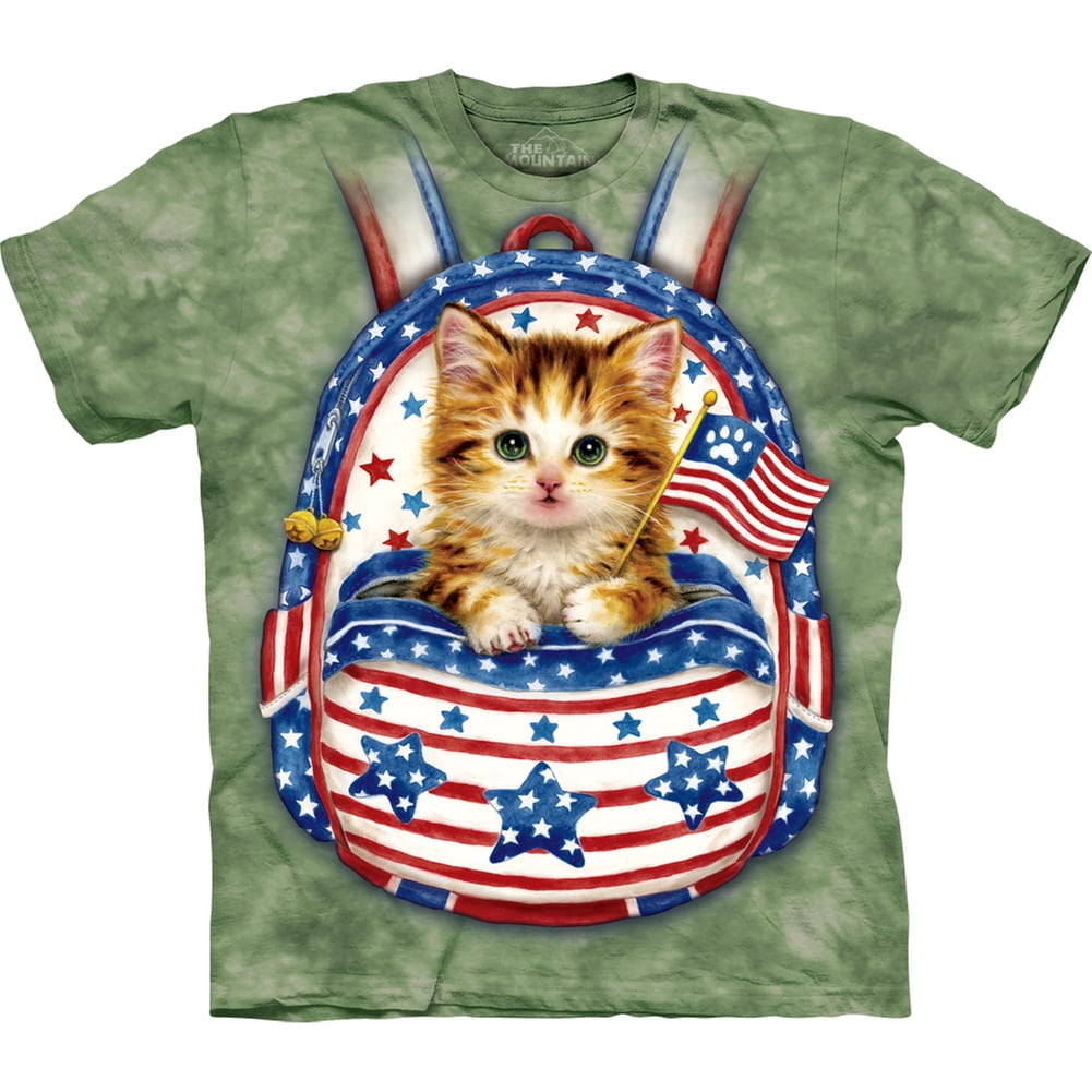 The Mountain Kids Big Patriotic Kitten
