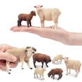 thumbnail image 3 of Figura de juguete Toymany Merino Sheep Farm Animal para niños, 3 of 9
