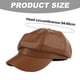 thumbnail image 2 of Boina con borde, sombrero de cuero de verano para mujer, circunferencia de sombrero de 56-58 cm, 2 of 5