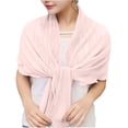thumbnail image 4 of PBFRDSJ Women's Y2K Open Front Cardigan Textured Lettuce Trim Long Sleeve Loose Streetwear Chiffon Cover Up, 4 of 7