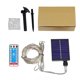 thumbnail image 3 of Guirnaldas de luces solares, 5M 50 LED para exteriores, impermeables, para jardín, patio, hogar, árbol de Navidad, decoración de fiestas (blanco cálido) [Clase de eficiencia energética A+++] Control remoto ACTIVE Biensenido a ACTIVE, 3 of 4