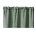 thumbnail image 4 of Your Zone Blackout Curtain Panel Pair, Set of 2, Chambray Green, 38"W x 63"L, 4 of 8