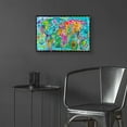 thumbnail image 6 of Epic Art 'World Map' by Dean Russo, Acrylic Glass Wall Art, 24"x16", 6 of 8