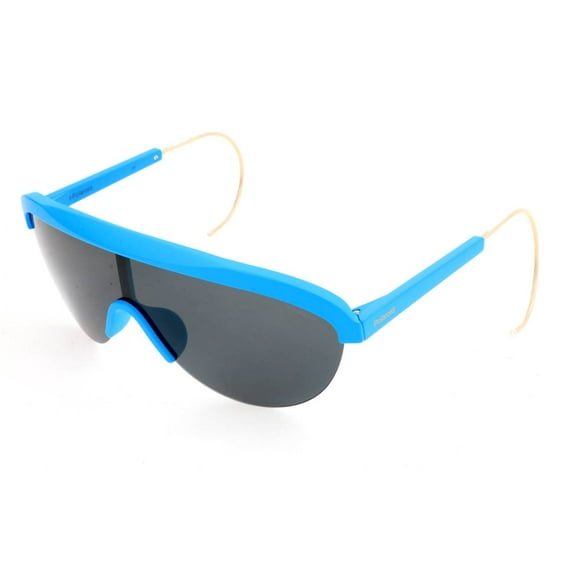SUNGLASSES - POLARIZED FASHION SUN GLASSES POLAROID BLUE UNISEX - MEN AND WOMEN PLD 6037 S RCT 99