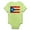 Kiwi, variant on CafePress - Vintage Puerto Rico Infant Bodysuit - Baby Light Bodysuit, Size Newborn - 24 Months