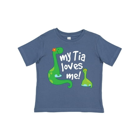 

Inktastic My Tia Loves Me Nephew Gift Toddler Boy Girl T-Shirt