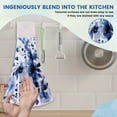 thumbnail image 6 of 4PCS Hanging Kitchen Towels Absorbent Easy to Clean Towels with Hanging Loop Versatile Soft Fast Drying Hanging Tie for Your Home Use, 6 of 12