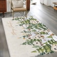 thumbnail image 2 of Christmas Area Rugs 3'x5', Small Throw Rugs for Living Room Bedroom, Winter Xmas Trees Farmhouse Country Cabin on Linen Indoor Outdoor Rug Non-Slip Low Pile Carpet Runner Reversible Floor Mats, 2 of 8