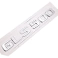 thumbnail image 2 of ZWEIP Car Rear Tail Emblem Number Letters Car Sticker For Mercedes Benz GLS 500 GLS500 Chrome Silver/ Matte Black, 2 of 2