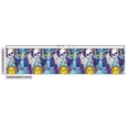 thumbnail image 3 of Ambesonne Esoteric Fabric by the Yard Upholstery, Spooky Moon and Sun Print, 1 Yard, Violet Blue Pale Sky Blue, 3 of 5