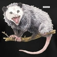 thumbnail image 3 of CafePress - Opossum Possum Animal Women's V Neck Dark T Shirt - Women's V-Neck Dark T-Shirt, 3 of 4