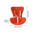 thumbnail image 4 of Asiento de Seguridad para Muñeca Likrtyny Coche Muñeca Labubu Kawaii Adorno Dibujos Animados naranja, 4 of 4