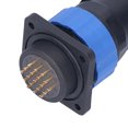thumbnail image 4 of Conector de alimentación a prueba de agua, enchufe a prueba de agua, enchufe cuadrado a prueba de agua, conector de cable de brida cuadrada, valor inmejorable, 4 of 8