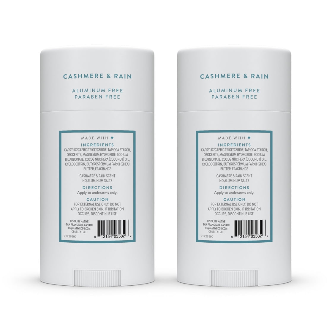 Native Cashmere Rain デオドラント75g×2個 Native Deodorant