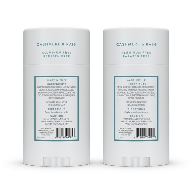 Native Deodorant, Aluminum Free, Sea Salt & Cedar Deodorant