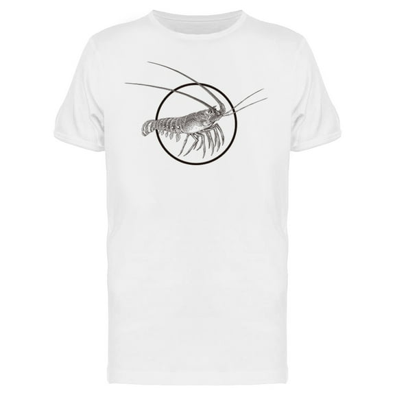 Realistic Sketch Of Lobster Tee Men's -Image by Shutterstock