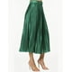 thumbnail image 3 of Falda satinada con cinto AMAD para mujer verde M AMAD FW22-F07, 3 of 5