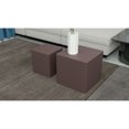 thumbnail image 5 of Newboti Furniture MDF Nesting table set of 2 Chocolate Brown 25192, 5 of 10