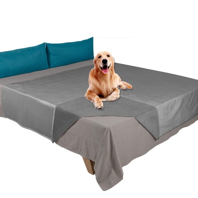 Manta de cama para mascotas Ameritex, reversible, impermeable, 210 x 210 cm
