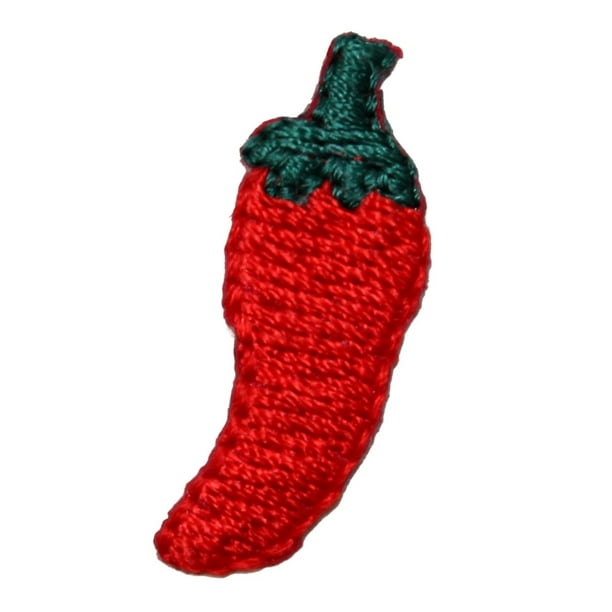 Download ID 1920B Red Hot Chili Pepper Patch Spicy Sauce Food Plant Iron On Applique - Walmart.com ...