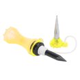 thumbnail image 2 of Juego de tees de práctica de golf, soporte reutilizable para juego de pelotas para campo de prácticas y tapete de práctica, color amarillo, 2 of 8